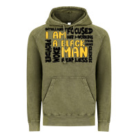 Vintage Olive i am a black man Vintage Hoodie - MaliasSmallBusiness