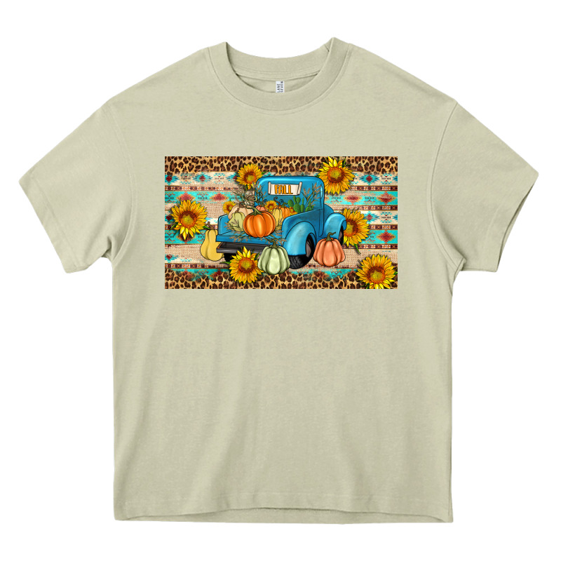 Fall Truck Sunflowers Heavy Core Tee by Artiststas | Teevron