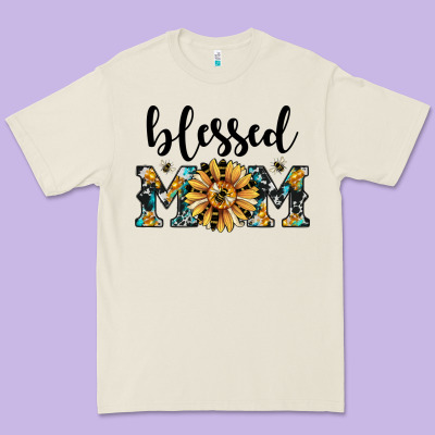 Blessed Mom Premium Tee Designed By Jahusdesignshop