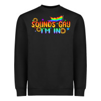 Black Sounds Gay I'm in Pride LGBTQ Heavyweight Sweatshirt - BundleAndBundleShop