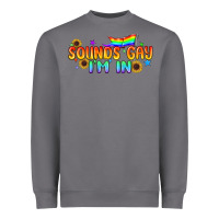 Storm Sounds Gay I'm in Pride LGBTQ Heavyweight Sweatshirt - BundleAndBundleShop
