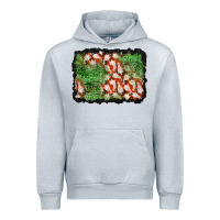 Heather Grey halloween ghost background Urban Hoodie - BundleAndBundleShop