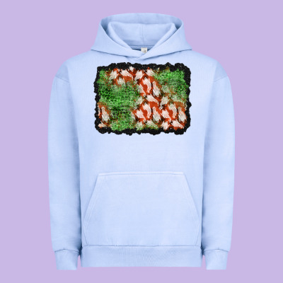 Halloween Ghost Background Urban Hoodie Designed By Bundleandbundleshop