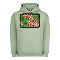 Pigment Oil Green halloween ghost background Urban Hoodie - BundleAndBundleShop