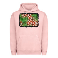 Pigment Salmon halloween ghost background Urban Hoodie - BundleAndBundleShop