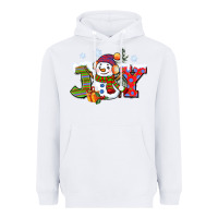 White christmas joy snowman Heavyweight Hoodie - CowGirlArtShop