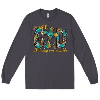 Smoke With God All Things Are Possible With Cross Long Sleeve Tee - BundleAndBundleShop