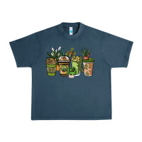 Midnight Navy plant lover coffee cups Urban Heavy Tee - NancyCooperArtShop