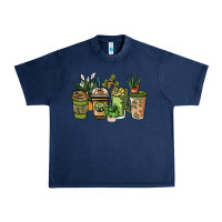 Navy plant lover coffee cups Urban Heavy Tee - NancyCooperArtShop