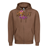 Chestnut Moody Heifer with Leopard Zipper Hoodie - texasbilliewilder
