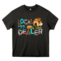 Asphalt Local egg dealer Heavy Core Tee - AdoDesignShop