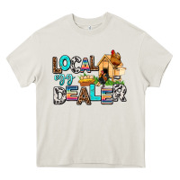 Cream Local egg dealer Heavy Core Tee - AdoDesignShop