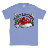 Colony Blue merry Christmas santa Classic Tee - CowhideDigitalArt