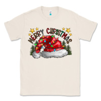 Natural merry Christmas santa Classic Tee - CowhideDigitalArt