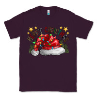 Plum merry Christmas santa Classic Tee - CowhideDigitalArt