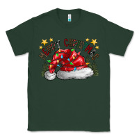 Sports Green merry Christmas santa Classic Tee - CowhideDigitalArt