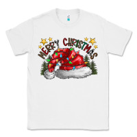 White merry Christmas santa Classic Tee - CowhideDigitalArt