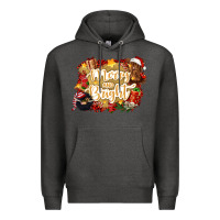 Charcoal Heather merry and bright Premium Hoodie - CowGirlArtShop