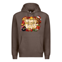 Coffee merry and bright Premium Hoodie - CowGirlArtShop