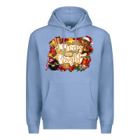 Colony Blue merry and bright Premium Hoodie - CowGirlArtShop