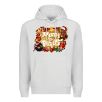 Dove Grey merry and bright Premium Hoodie - CowGirlArtShop