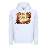 White merry and bright Premium Hoodie - CowGirlArtShop