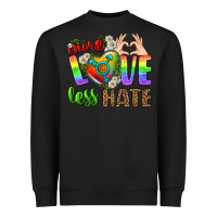 Black More Love Less Hate LGBTQ Heavyweight Sweatshirt - BundleAndBundleShop