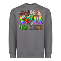 Storm More Love Less Hate LGBTQ Heavyweight Sweatshirt - BundleAndBundleShop