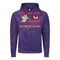 Cloud Purple self love club Vintage Hoodie - MaliasSmallBusiness