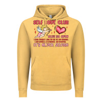 Vintage Mustard self love club Vintage Hoodie - MaliasSmallBusiness