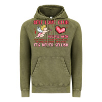 Vintage Olive self love club Vintage Hoodie - MaliasSmallBusiness