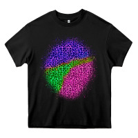 Black halloween leopard patch 1 Heavy Core Tee - BundleAndBundleShop