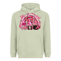 Matcha gnomes rainbow breast cancer Heavyweight Hoodie - CowGirlArtShop
