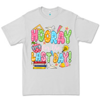 Dove Grey hooray for the last day white Premium Tee - JahusDesignShop