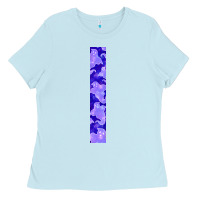 Baby Blue Halloween Key Fob Ladies Tee - BundleAndBundleShop