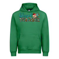 Emerald blessed teacher Urban Hoodie - BundleAndBundleShop