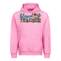 Fuchsia Pink blessed teacher Urban Hoodie - BundleAndBundleShop