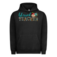Pigment Black blessed teacher Urban Hoodie - BundleAndBundleShop