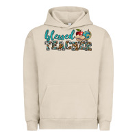 Pigment French Oak blessed teacher Urban Hoodie - BundleAndBundleShop