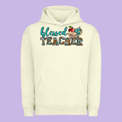 Blessed Teacher Urban Hoodie Designed By Bundleandbundleshop