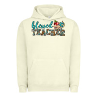 Pigment Pistachio blessed teacher Urban Hoodie - BundleAndBundleShop