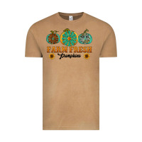 Vintage Camel Orange glitter pumpkin Vintage Tee - NancyCooperArtShop