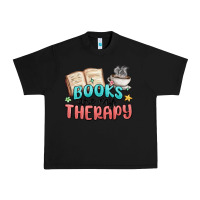Black books are my therapy Urban Heavy Tee - MaliasSmallBusiness