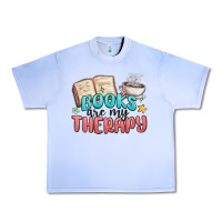 Grape Ice books are my therapy Urban Heavy Tee - MaliasSmallBusiness