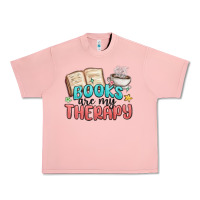 Salmon books are my therapy Urban Heavy Tee - MaliasSmallBusiness