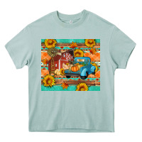 Arona Farm life fall barn and truck Heavy Core Tee - Artiststas
