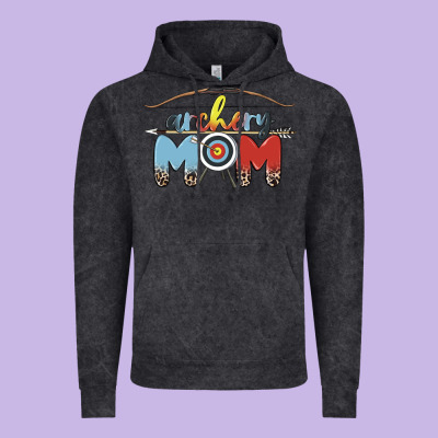 Archery Mom Vintage Hoodie Designed By Maliassmallbusiness