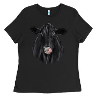Black black angus Ladies Tee - JahusDesignShop