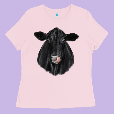 Black Angus Ladies Tee Designed By Jahusdesignshop