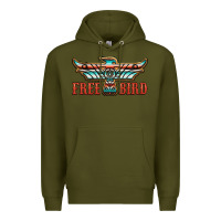 Army Green thunderbird free bird Premium Hoodie - JahusDesignShop